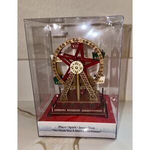 Mr Christmas Animated Musical Ferris Wheel Wind Up We Wish You Merry 2005